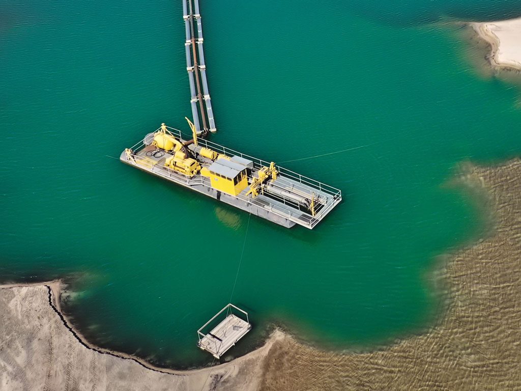 Nylon-Rohrsystem für Kies- & Sandgewinnung - Comco EPP