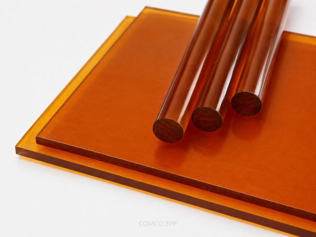 PEI sheets in natural (semi-transparent) from COMCO EPP