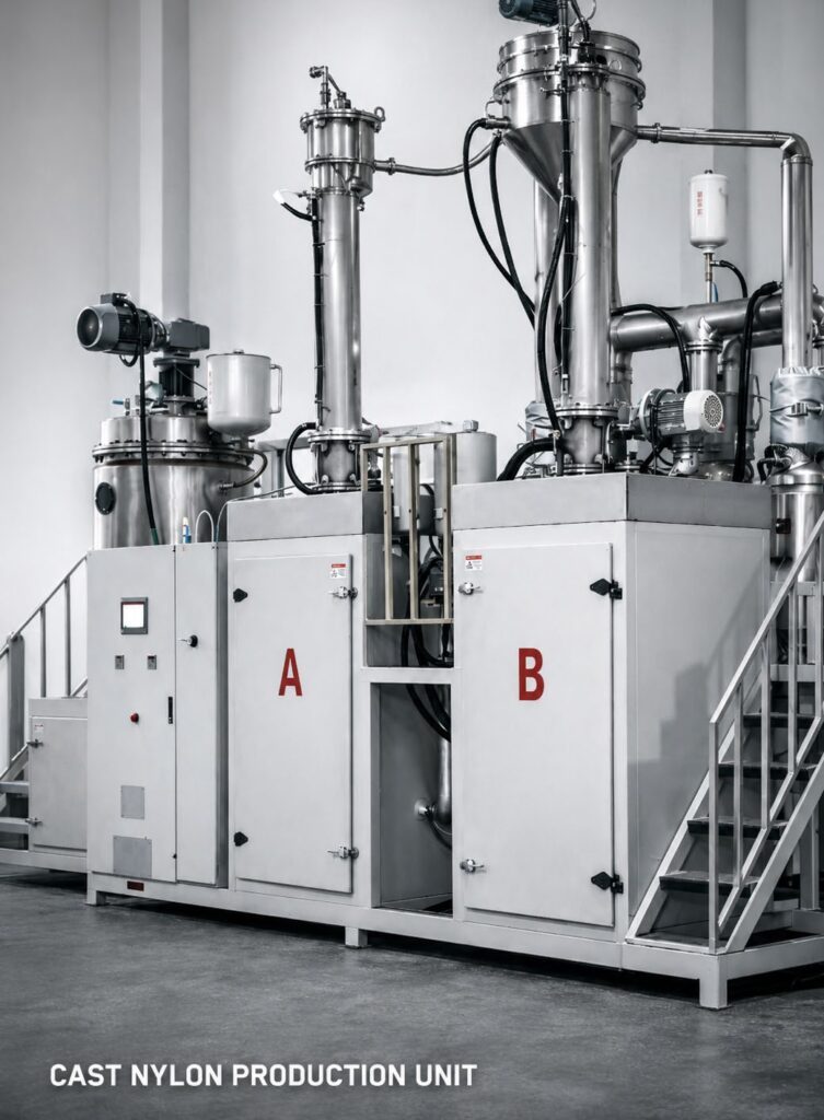 Schleudergussanlage für Comco-Cast Nylon